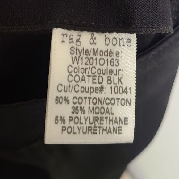 RAG & BONE Black Jeans size XS - Picture 7 of 7